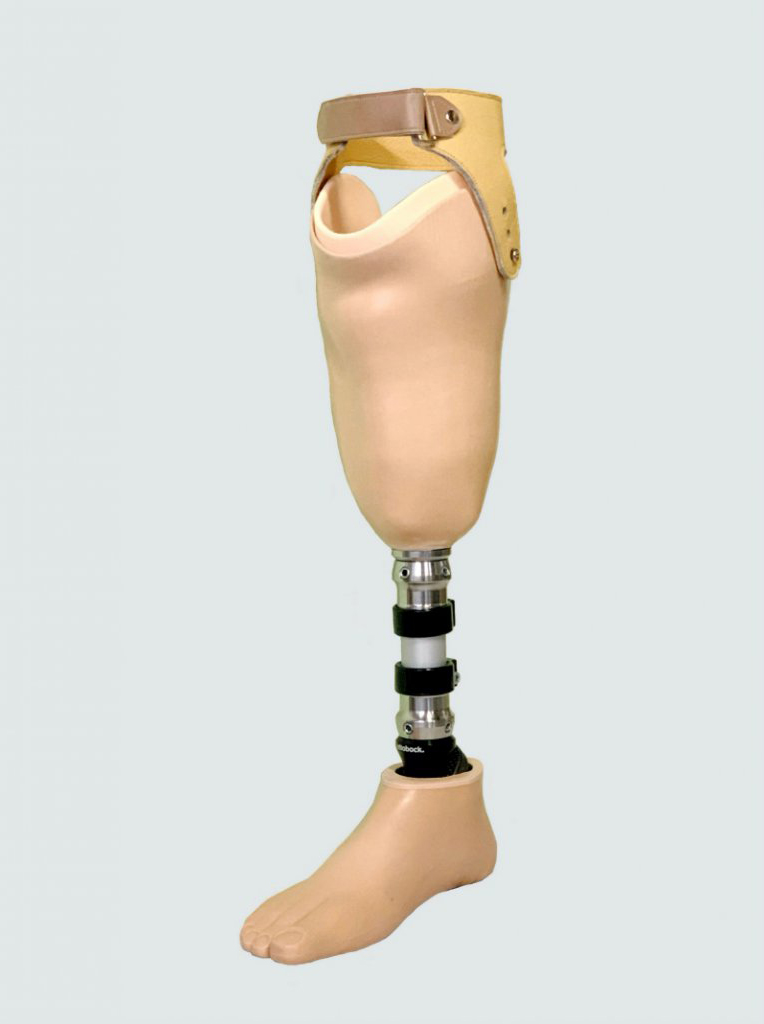 下腿義足骨格構造PTBカフベルト式